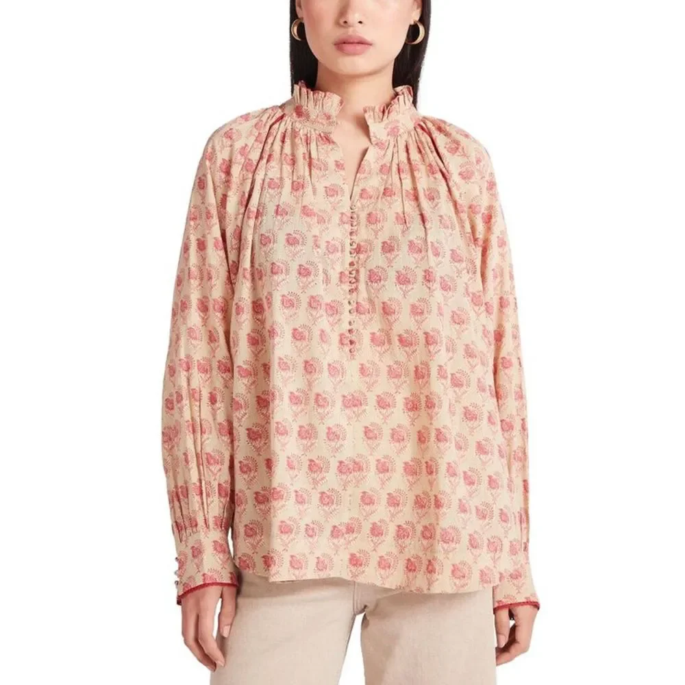 Ro's Garden Womens Ro’S Garden Caitlin Shirt, Pink